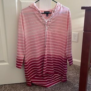 Ombré long sleeve tee